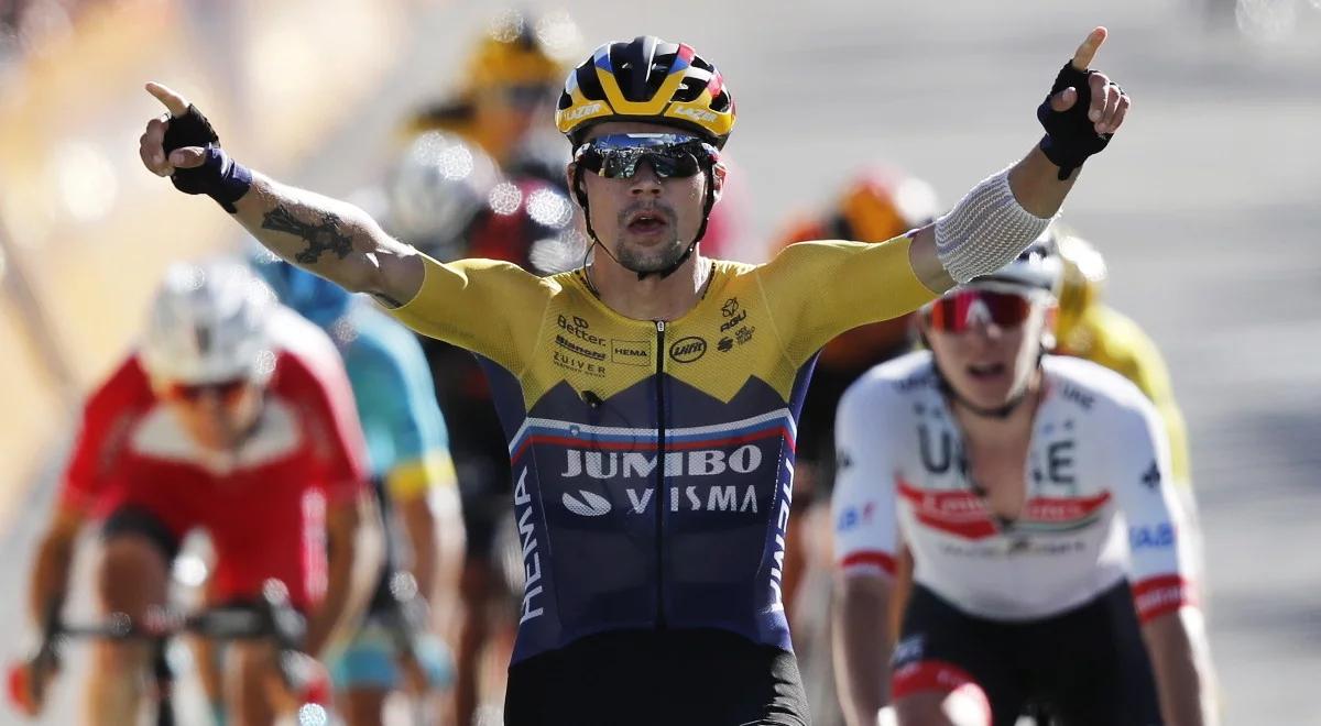 Tour de France: słoweński dublet na czwartym etapie. Primoz Roglić najszybszy na finiszu 