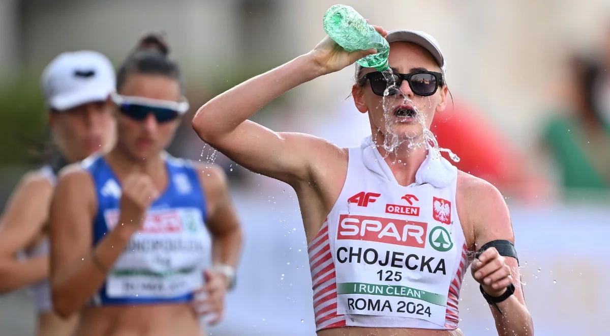 Lekkoatletyka ME Rzym 2024. Olga Chojecka dwunasta w chodzie na 20 km. Włoski dublet