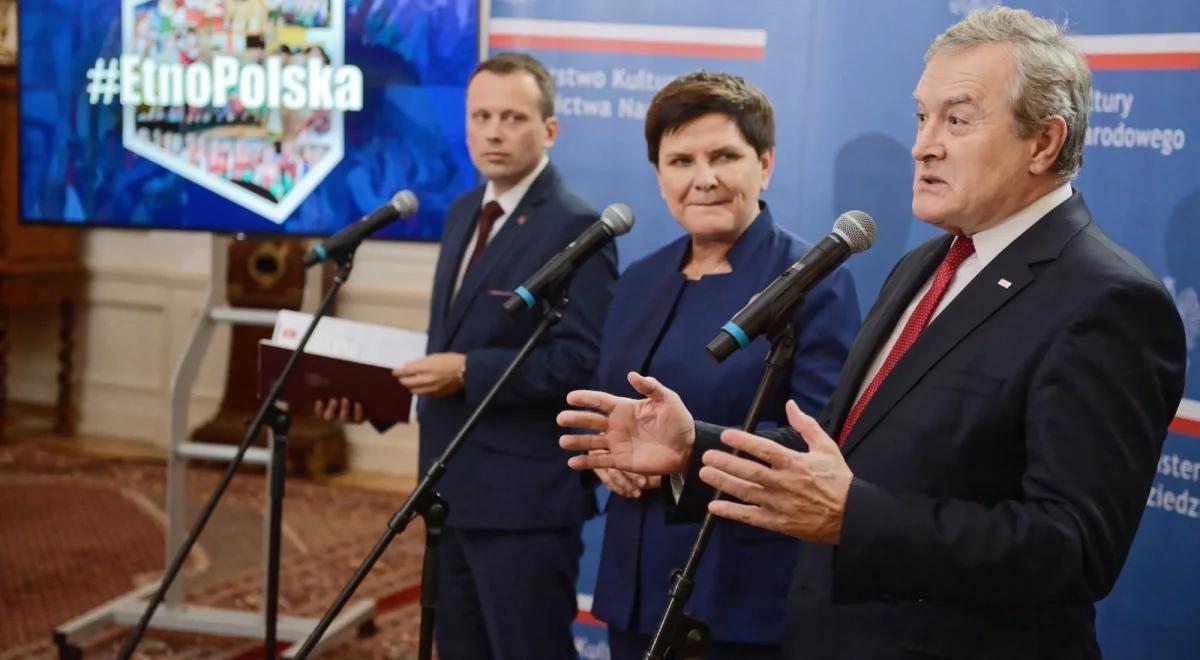 Beata Szydło: program EtnoPolska będzie kontynuowany. Przeznaczymy kolejne środki na kulturę ludową