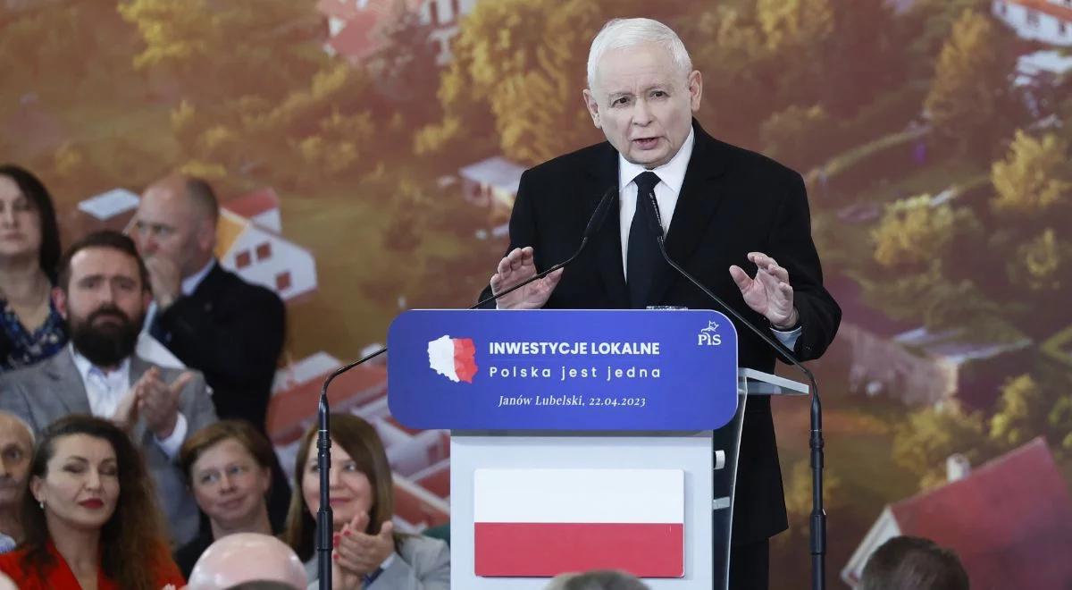 "Polska jest jedna - inwestycje lokalne". Jarosław Kaczyński spotka się z mieszkańcami Piekoszowa