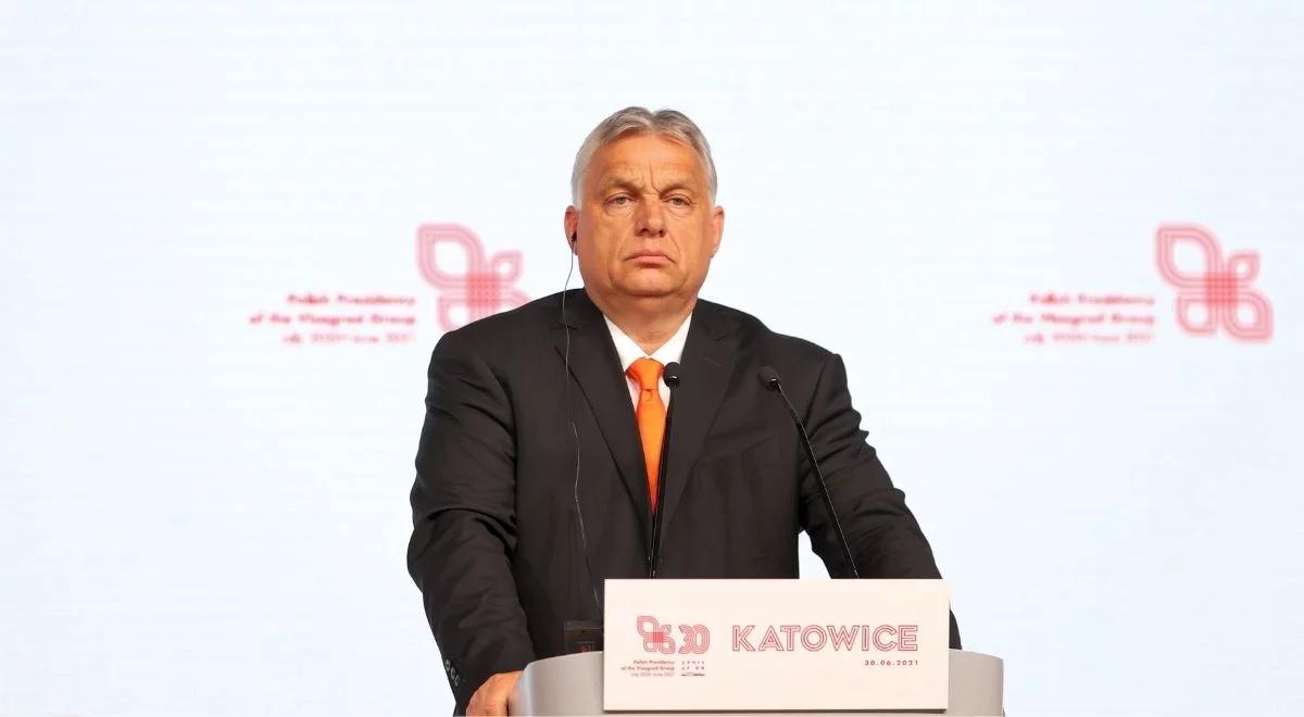"Najważniejsze nadrobienie zaległości infrastrukturalnych". Orban o prezydencji Węgier w V4
