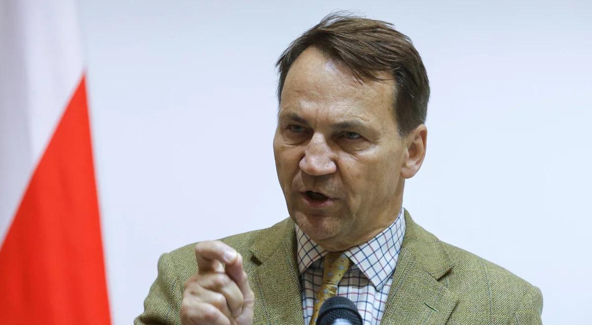 Sikorski uderza w Kancelarię Prezydenta. "Nieprofesjonalne i szkodliwe"