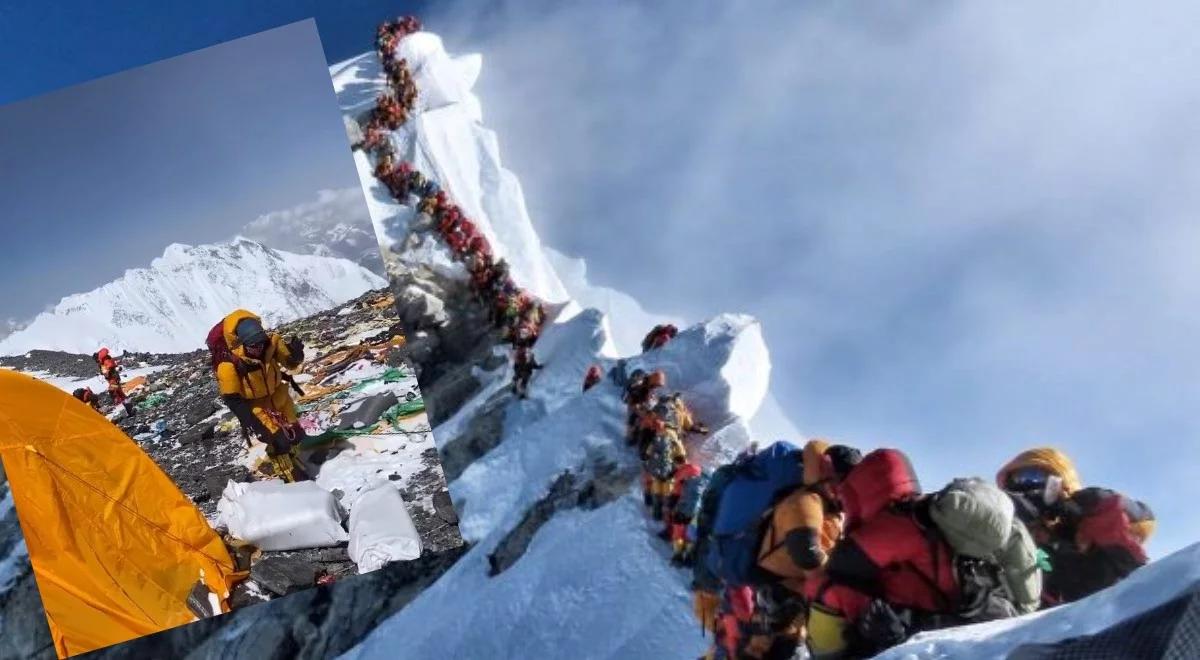 Mount Everest tonie w śmieciach. "Usuwają logotypy, by sprzęt pozostawić na górze na zawsze"