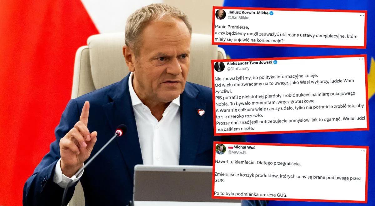 Tusk zamieścił wpis o inflacji. "Jedziemy dalej!". Lawina komentarzy