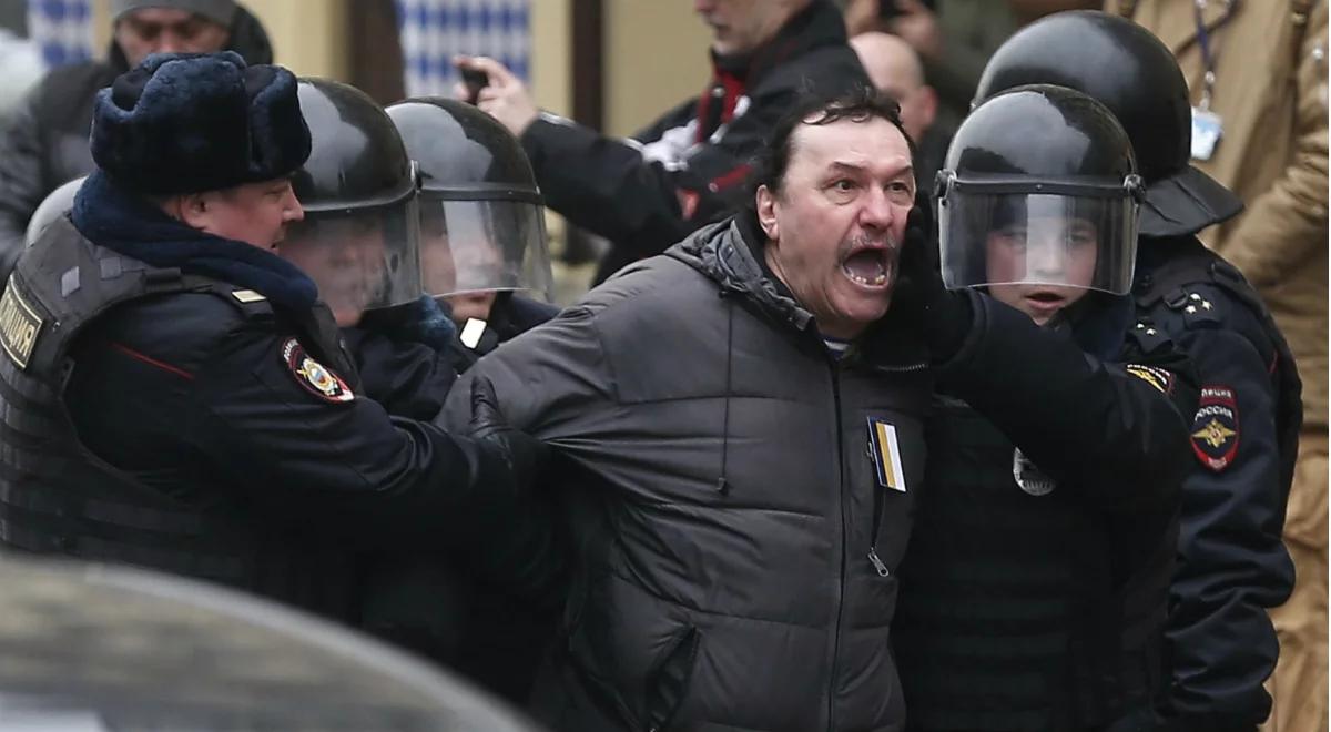 Kolejne demonstracje w Moskwie. Kilkadziesiąt osób aresztowanych