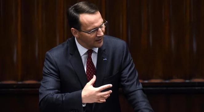 Radosław Sikorski został wybrany na marszałka Sejmu 