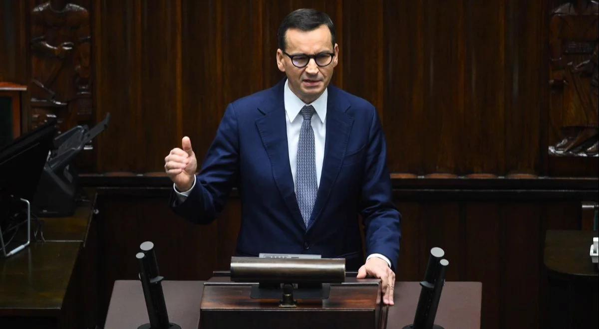 Premier Morawiecki w przeddzień exposé: polityka bez błędów to albo bezczynność, albo utopia