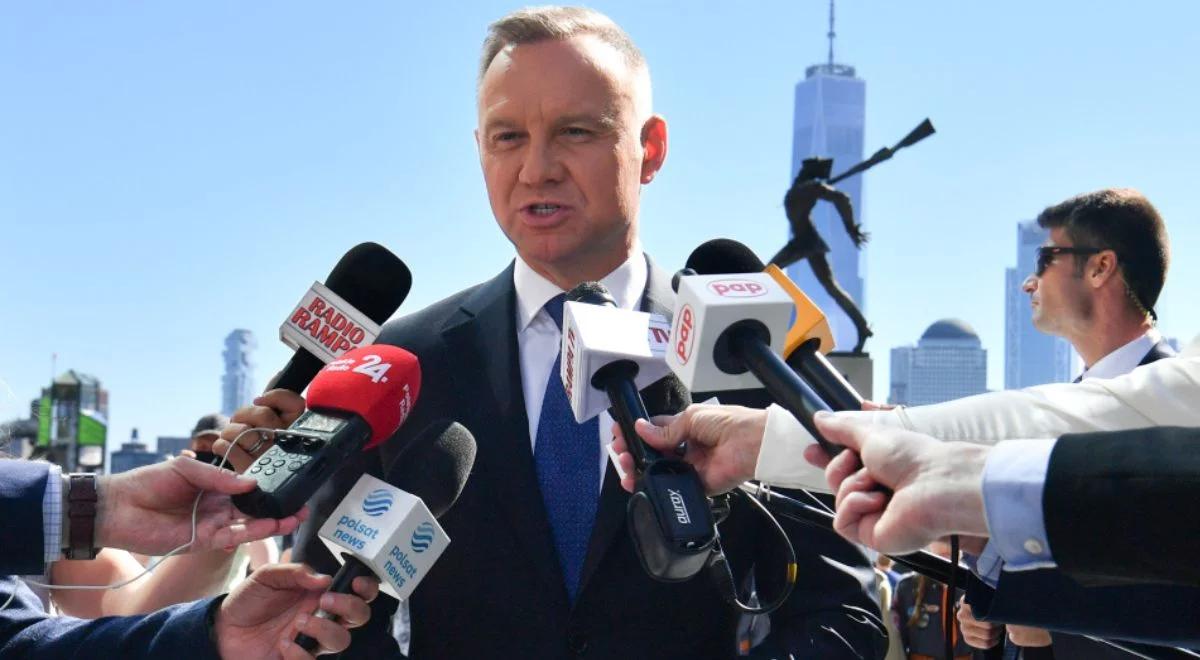 Prezydent Andrzej Duda o embargu na ukraińskie zboże: stoimy na straży interesów polskiego rolnika