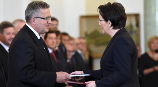 Bronisław Komorowski powołał nowy rząd. "Życzę odwagi i rozwagi"
