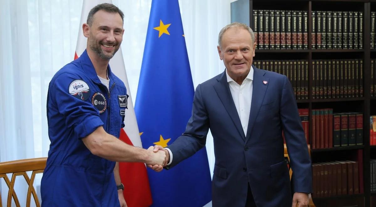 Sławosz Uznański-Wiśniewski spotkał się z premierem. "Polska jest z pana dumna"
