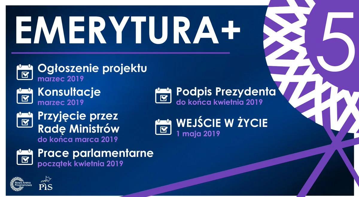 Ministerstwo Rodziny opublikowało projekt ustawy ws. świadczenia "Emerytura plus"