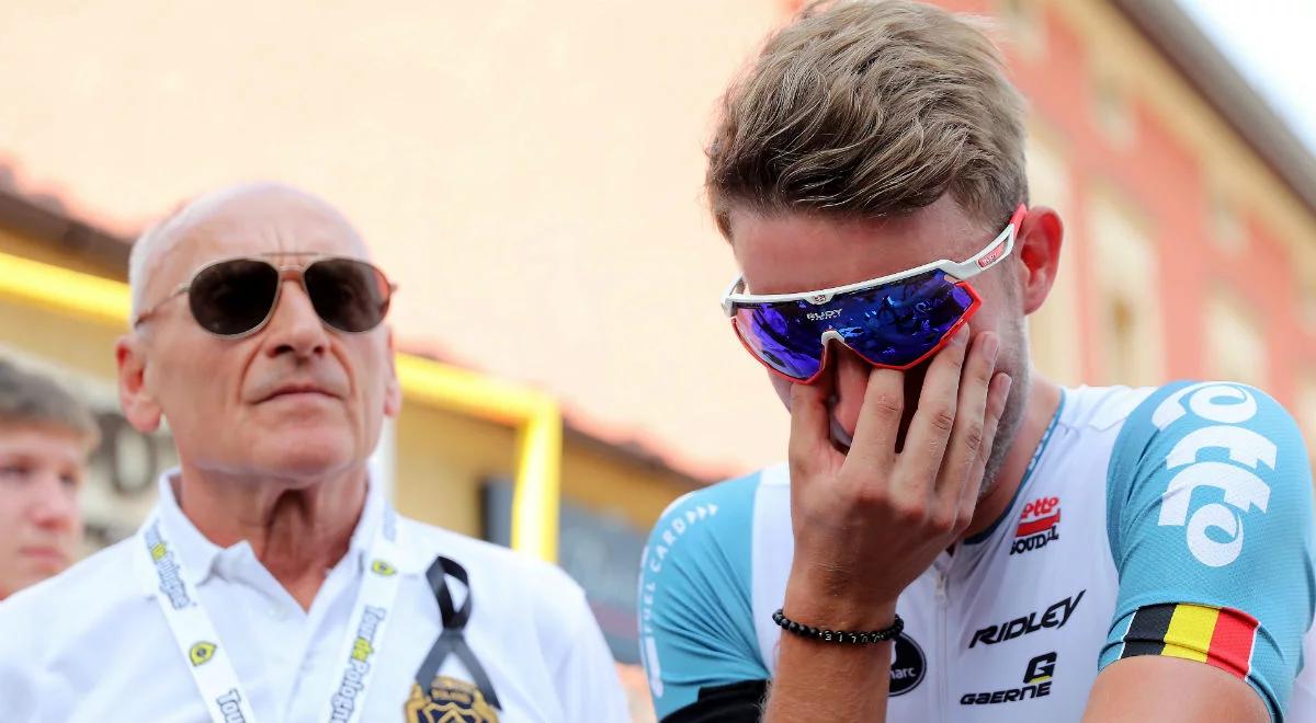 Belgijskie media o tragedii Lambrechta na Tour de Pologne: peleton stracił "Małego Króla" 