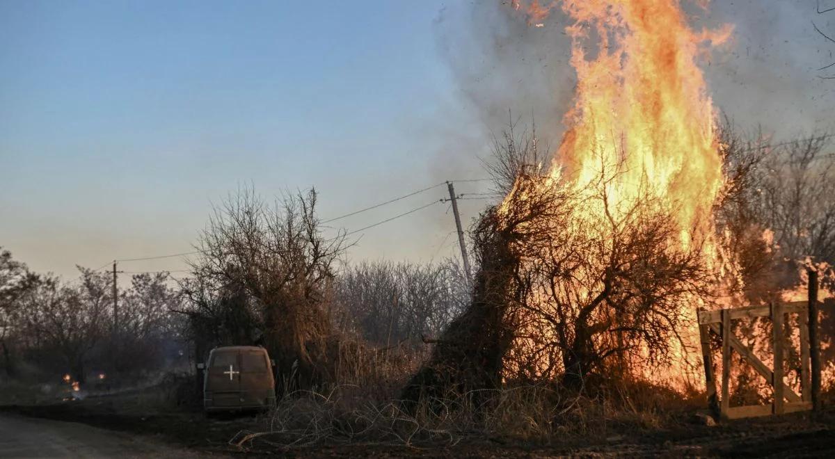 Walki o Awdijiwkę. Rosjanie używają bomb fosforowych