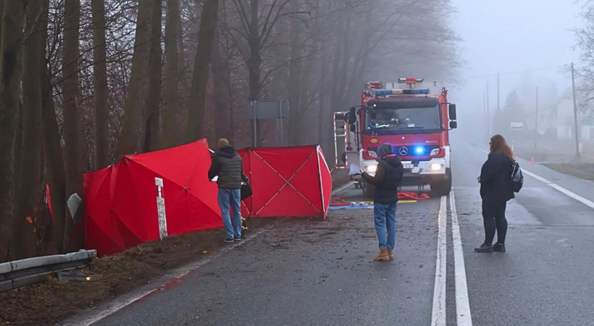 Śmiertelny wypadek pod Opolem, nie żyje 18-latek. Policja szuka świadków