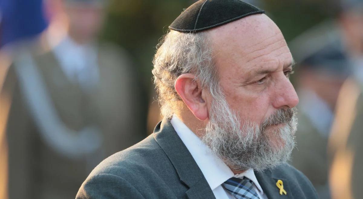 Rozejm w Gazie. Naczelny Rabin Polski odmówi modlitwę przed ambasadą Izraela