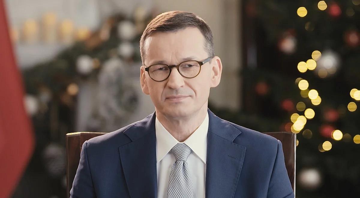 "Wierzę, że przyszły rok będzie lepszy". Premier z życzeniami na Boże Narodzenie