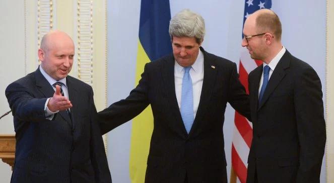 John Kerry w Kijowie: "Potępiamy akt agresji ze strony Rosji"