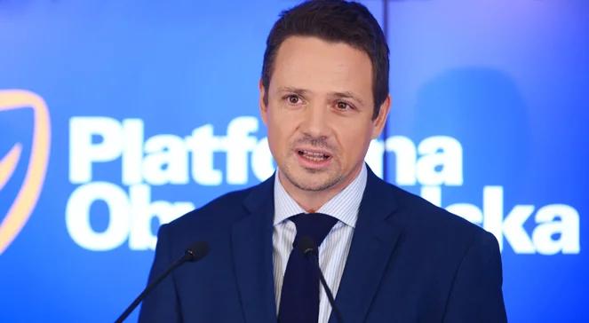 Rafał Trzaskowski kandydatem PO na prezydenta Warszawy. "To nie pomaga w rozmowach"