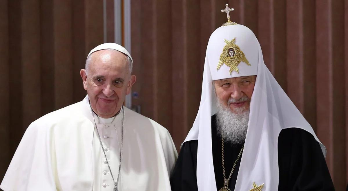 Spotkanie papieża Franciszka z patriarchą Cyrylem