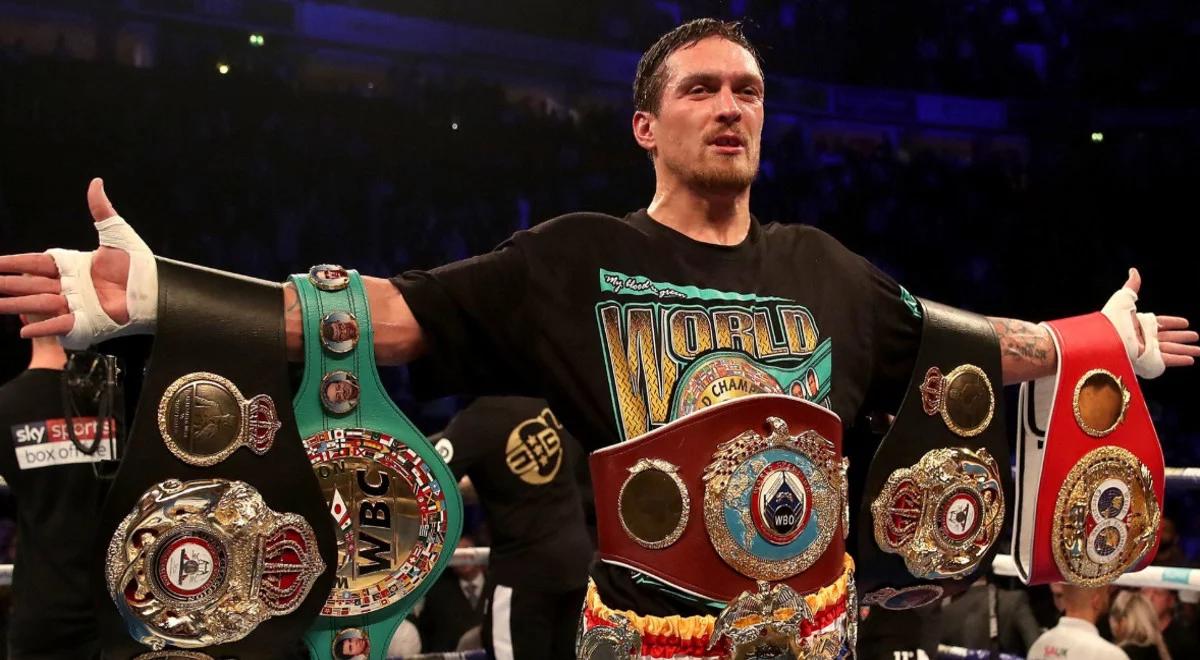 Ołeksandr Usyk zgarnia nagrodę "The Ring". Ukrainiec najlepszym bokserem roku