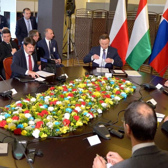Prezydent: Grupa Wyszehradzka przeciw gazociągowi Nord Stream 2