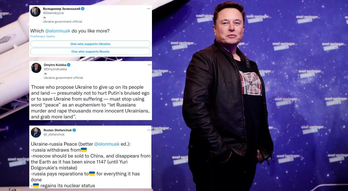 Skandaliczny wpis Muska ws. Ukrainy. Wielka burza w sieci. Odpowiedział mu nawet Zełenski