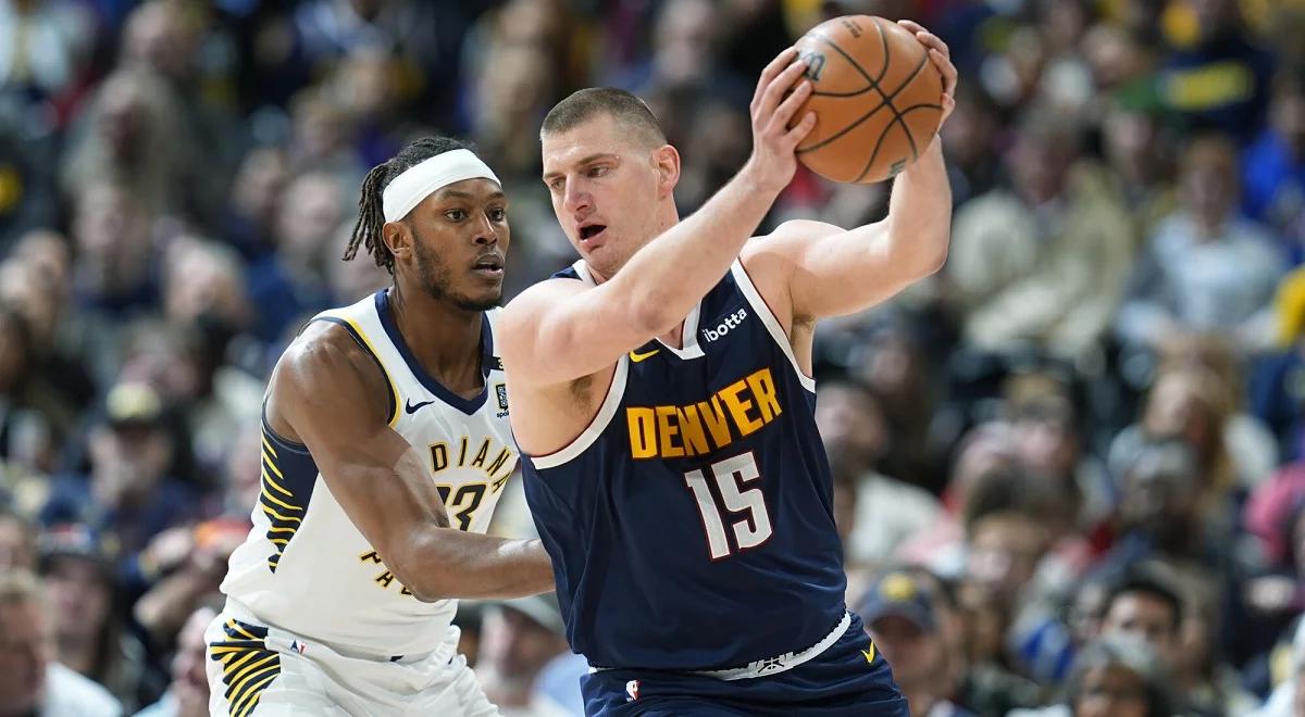 NBA: skuteczny Jokić prowadzi Nuggets do kolejnej wygranej