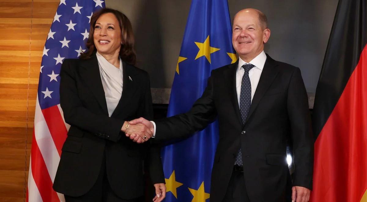 Kamala Harris w Monachium. Rozmowy z prezydentem Macronem i kanclerzem Scholzem o pomocy dla Ukrainy
