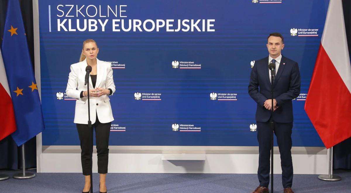 20 lat Polski w UE. Szkolne Kluby Europejskie. Nowacka: miejsce dialogu i rozwoju pasji