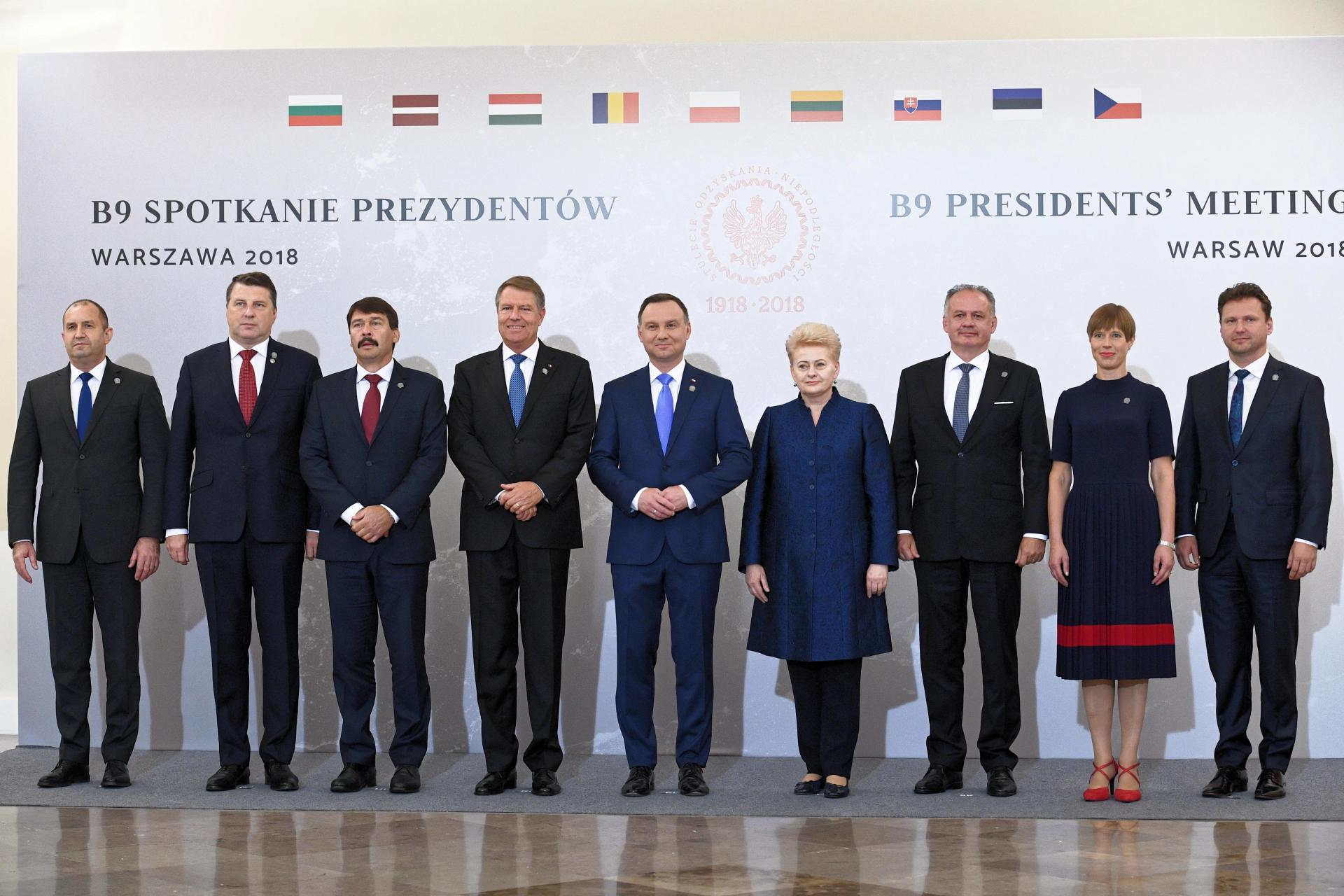 Warszawa: początek szczytu Bukaresztańskiej Dziewiątki