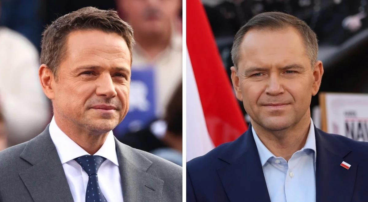 Trzaskowski liderem poparcia. Do drugiej tury wszedłby Nawrocki