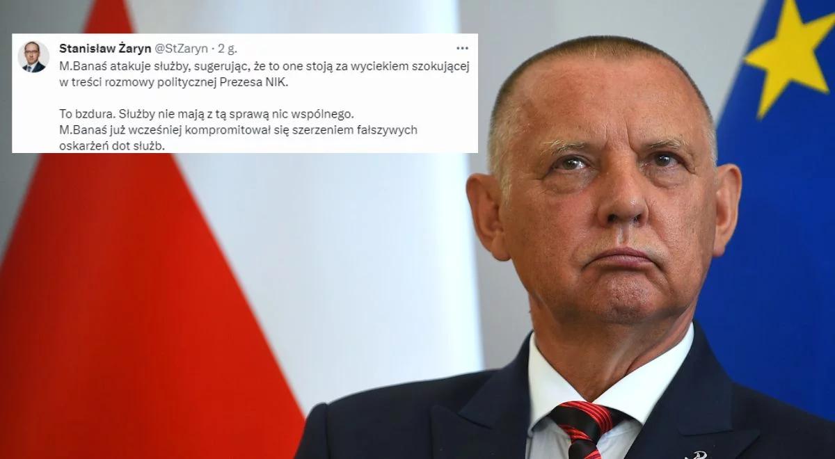 "Taśmy Banasia". Stanisław Żaryn: służby nie mają z tym nic wspólnego