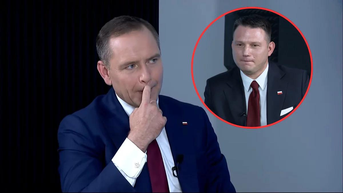 Nawrocki tłumaczył się ze sprawy pana Jerzego. Mentzen zaniemówił