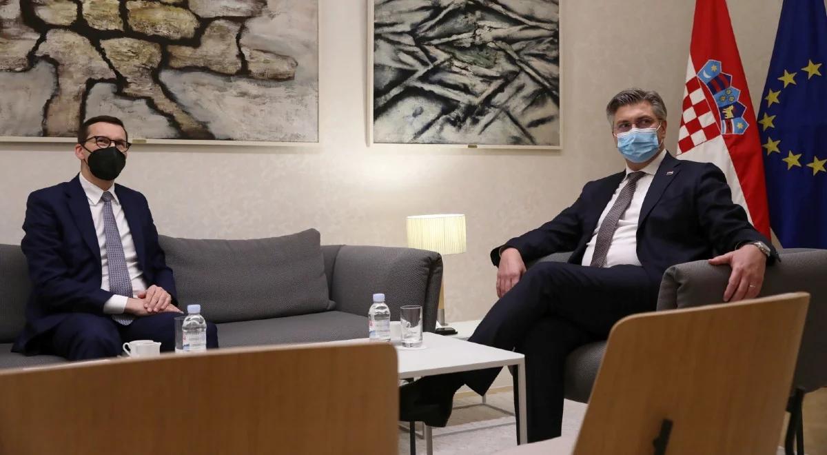 Premier w Zagrzebiu: nasze działania doprowadziły do praktycznego zatrzymania fali migrantów z Bliskiego Wschodu