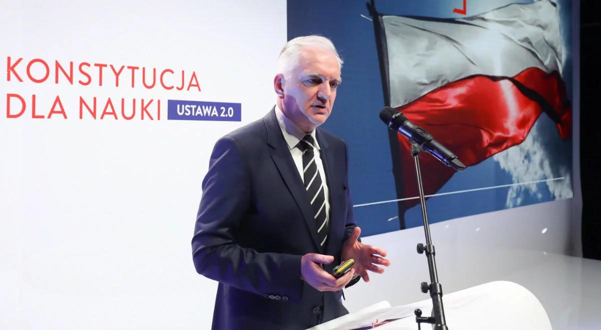 Jarosław Gowin zaprezentował Konstytucję dla Nauki. "To ustawa inna niż wszystkie"