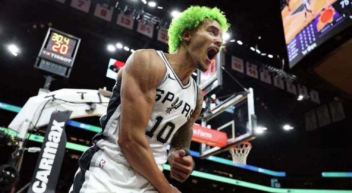 NBA. Skuteczny Sochan nie pomógł Spurs w starciu z 76ers. Moment szaleństwa Embiida