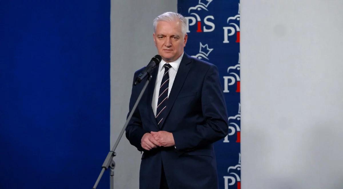 Gowin: apeluję do liderów opozycji, żeby przestali grać interesem Polski