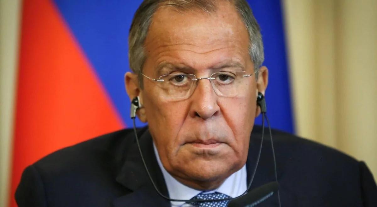 Ławrow porównuje Białoruś z Ukrainą. "Są siły, które próbują sprowokować tam rozlew krwi"