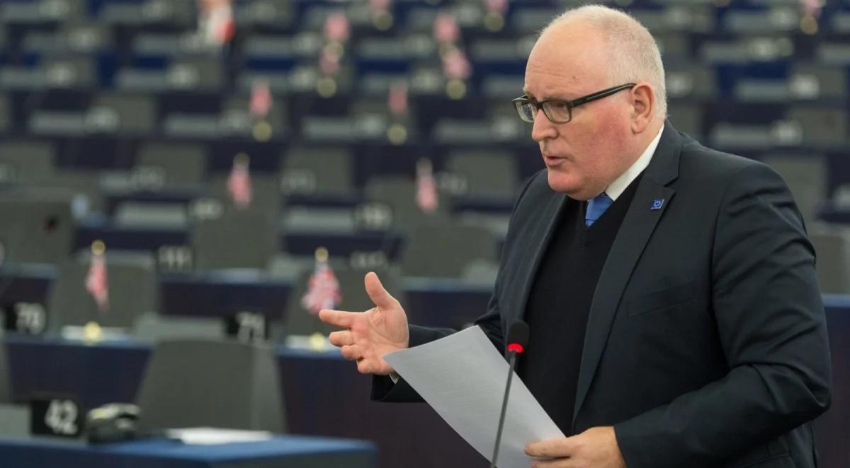 "To działanie na zamówienie totalnej targowicy", "nie istnieje dialog między rządem a KE" 
