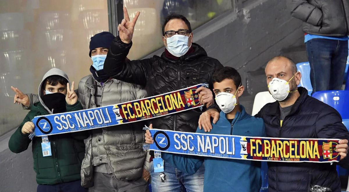 Liga Mistrzów. Kolejny mecz bez kibiców, Barcelona z Napoli przy pustych trybunach