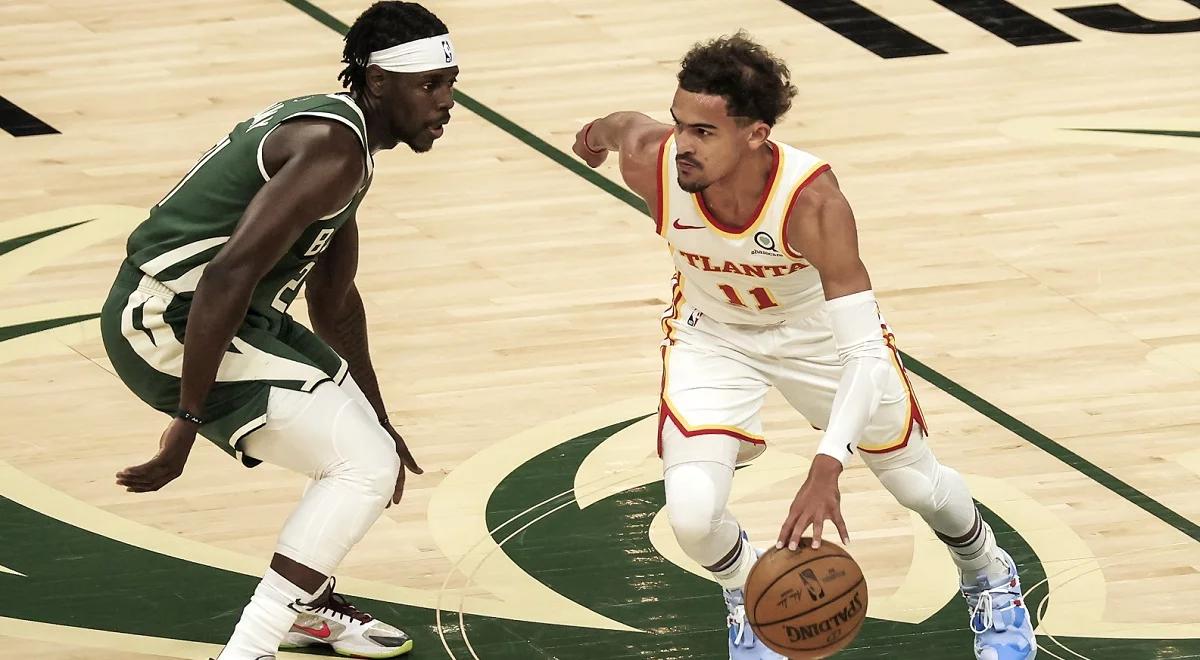 NBA: popis Trae Younga w meczu z Bucks. Hawks na prowadzeniu w finale Wschodu 