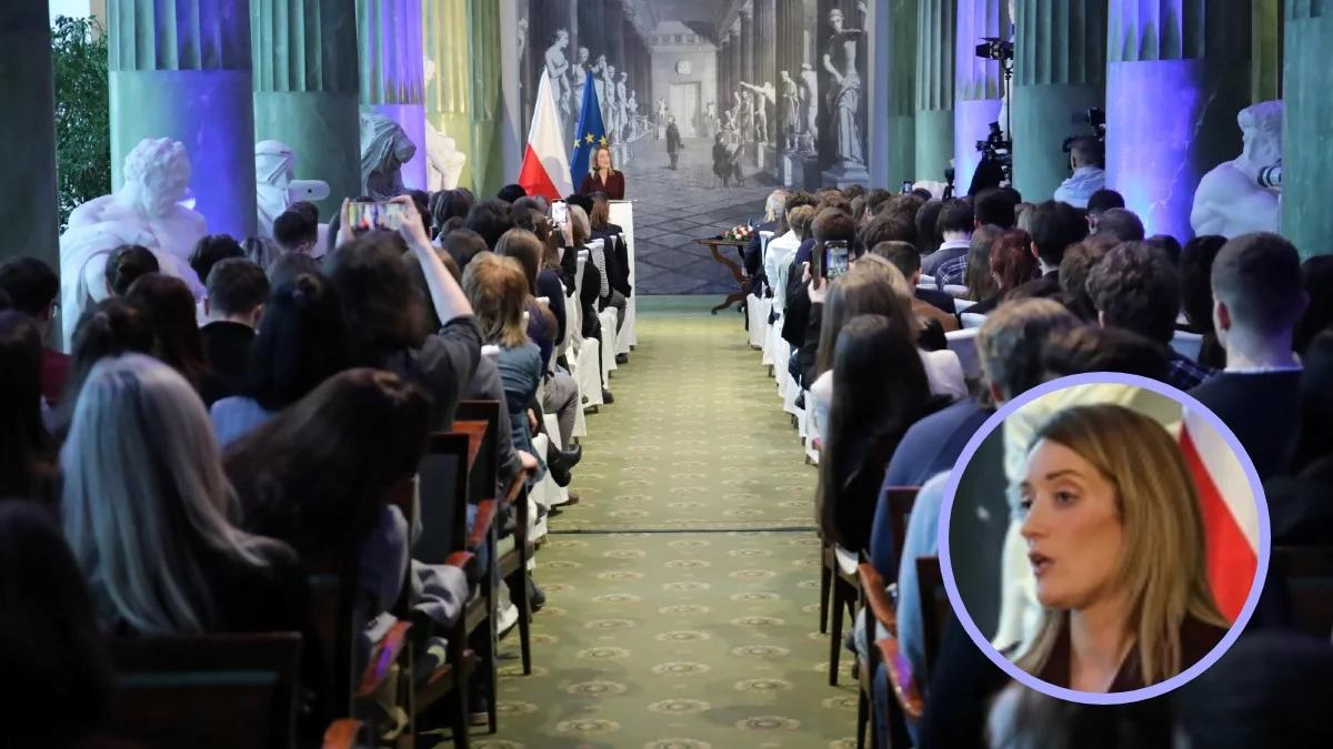Przewodnicząca PE spotkała się ze studentami UW. Mówiła o potrzebie dalszej integracji