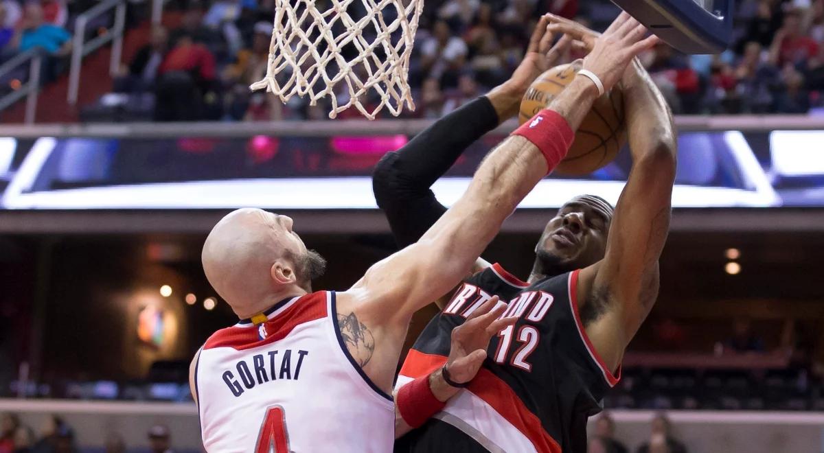 NBA: 7 punktów Gortata, świetna seria Wizards trwa