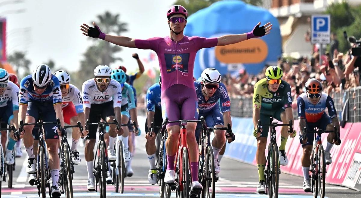 Giro d'Italia. Jonathan Milan zwycięzcą 11. etapu. Aniołkowski w pierwszej "10"!