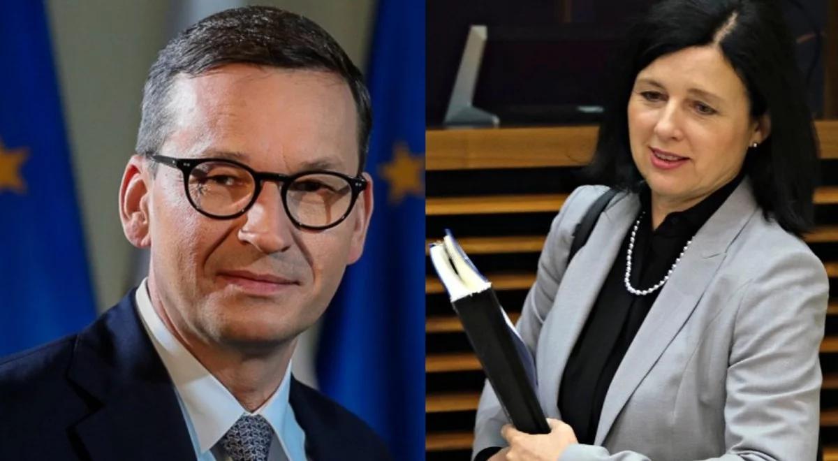 Mateusz Morawiecki spotka się z Verą Jourovą. Głównym tematem rozmów ma być reforma sądownictwa