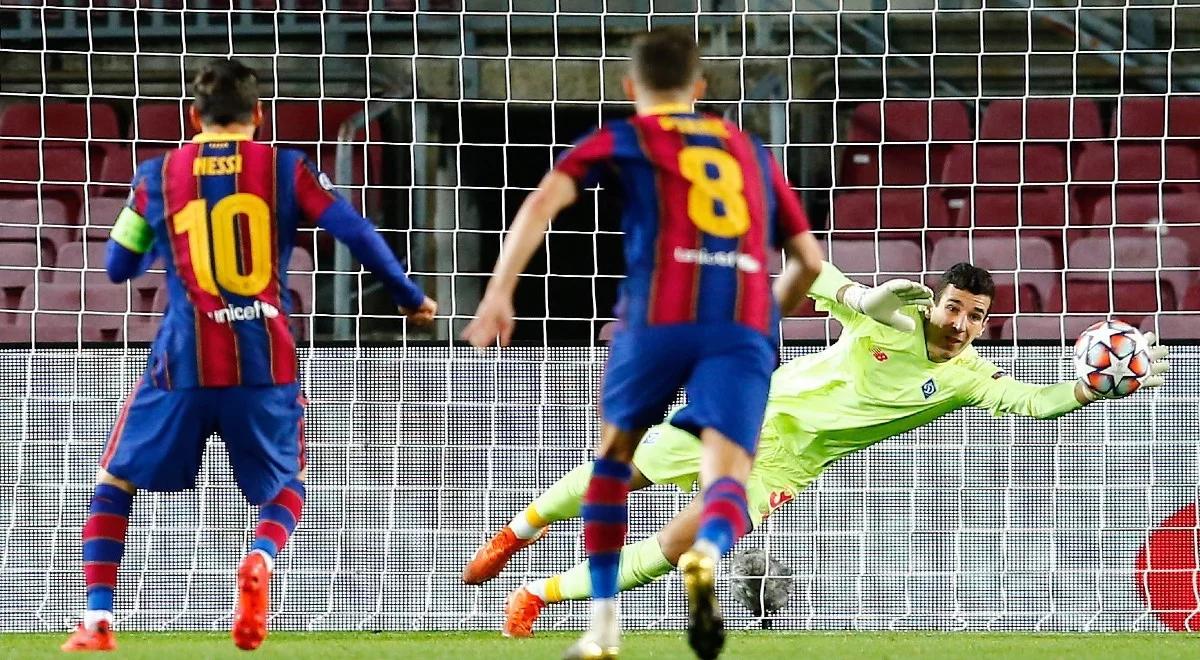 Liga Mistrzów: Barcelona - Dynamo Kijów. Drużyna Kędziory postawiła opór, minimalna wygrana Messiego i spółki