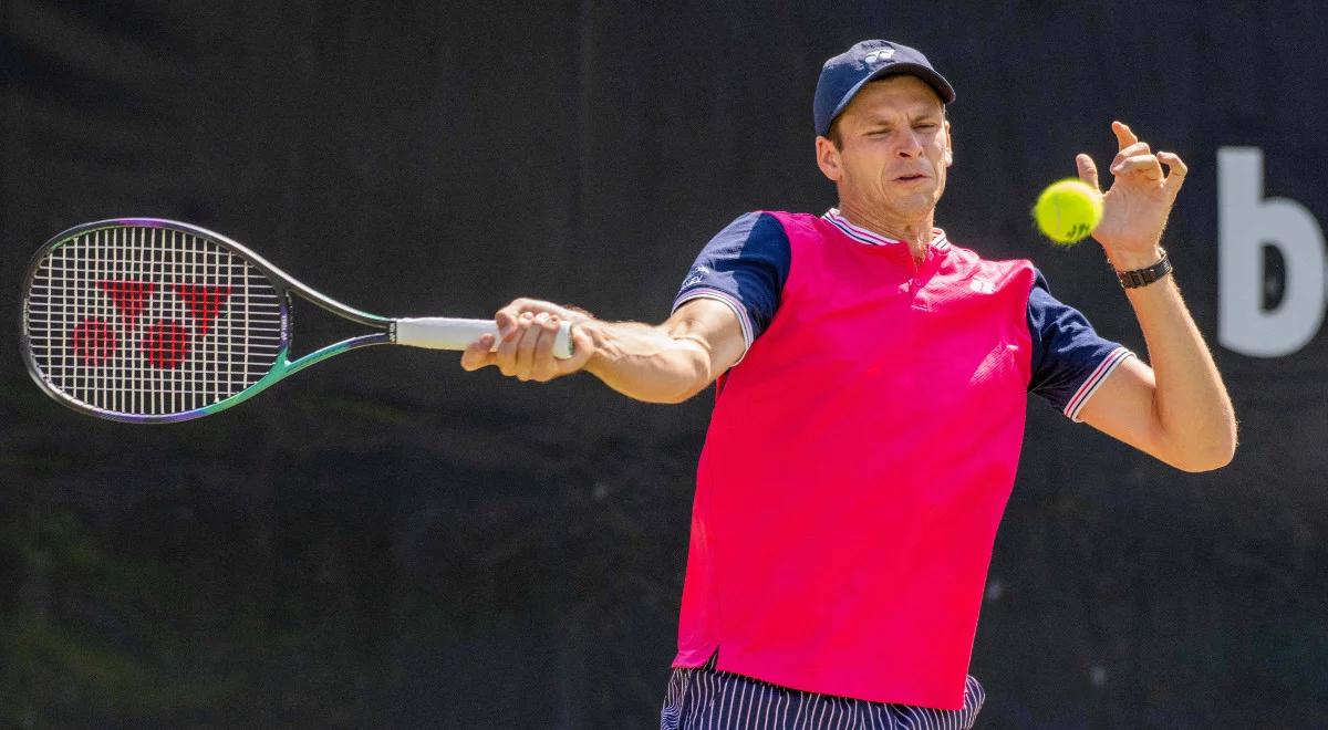 ATP Halle: Hubert Hurkacz w drugiej rundzie. Polak awansował po niełatwym boju 