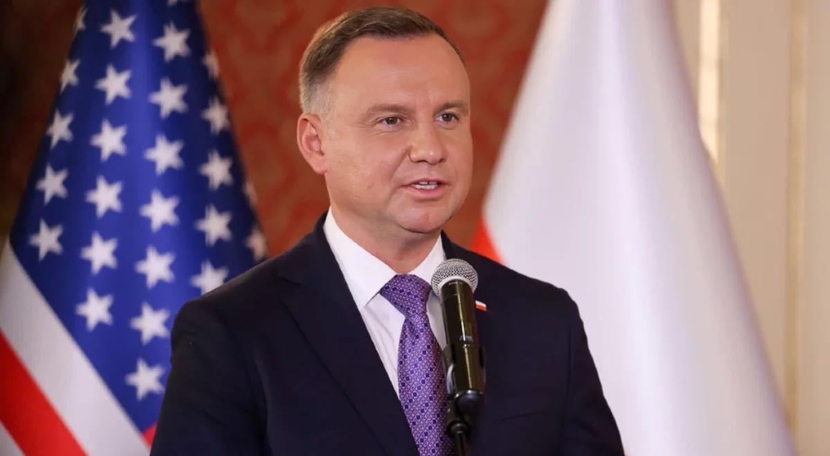 Prezydent Andrzej Duda spotka się z Polakami mieszkającymi w USA