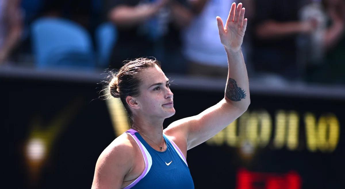 Australian Open: Sabalenka w świetnej formie. Wyjątkowa passa trwa