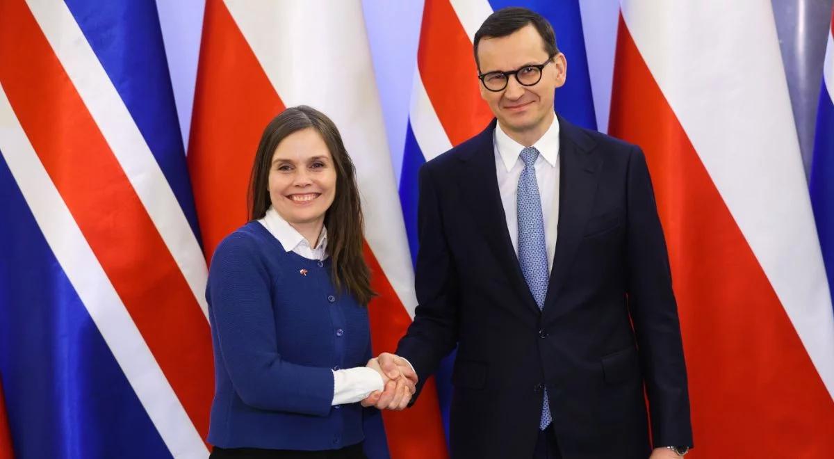 Mateusz Morawiecki spotkał się z premier Islandii. "Tworzymy wspaniałą społeczność"